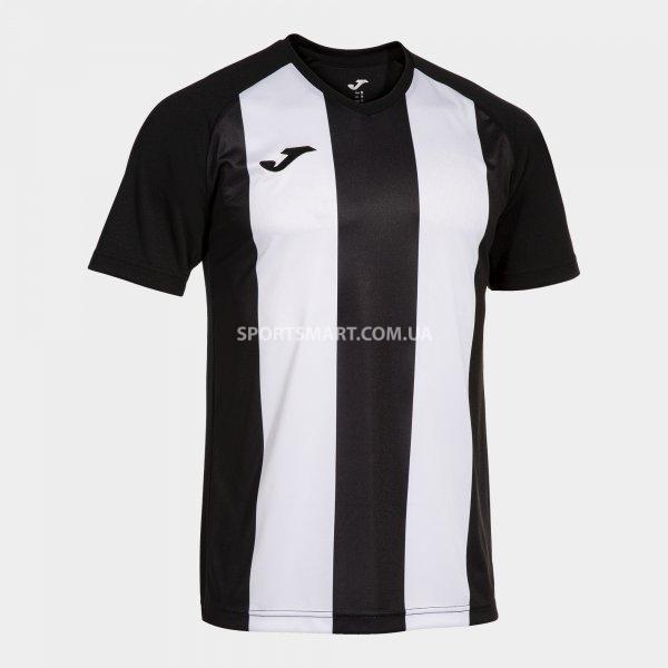 Футболка JOMA 103720.102 Camiseta Manga Corta Inter Iv Negro Blanco