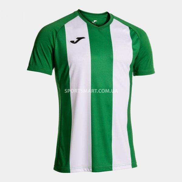 Футболка JOMA 103720.452 Camiseta Manga Corta Inter Iv Verde Blanco