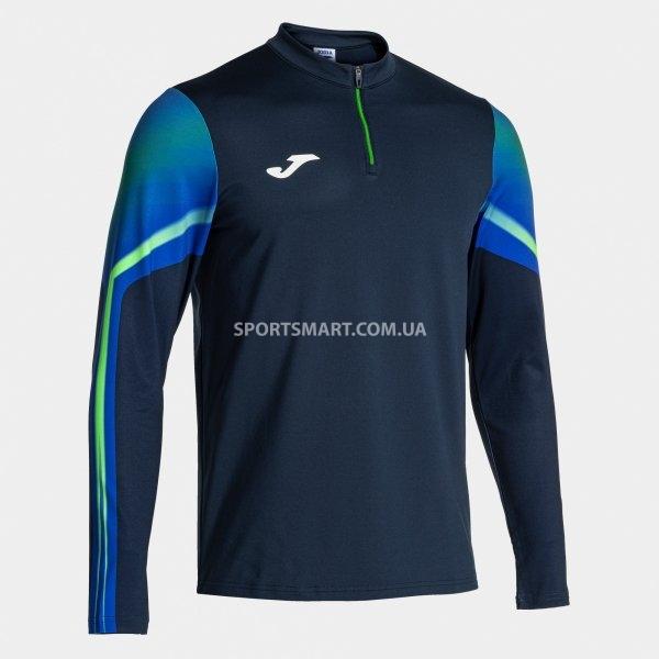 Реглан JOMA 103802.317 Sudadera Elite Xi Marino Verde Fluor