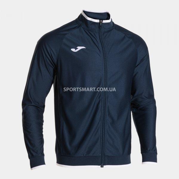 Олімпійка JOMA 104212.332 Combi Premium Full Zip Sweatshirt Dark Navy White