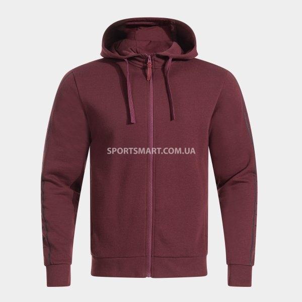 Олімпійка JOMA 104234.680 Icono Street Zip-up Hoodie Burgundy Black
