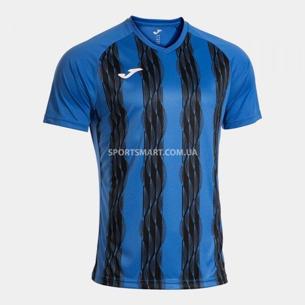 Футболка JOMA 104383.701 Inter V Short Sleeve T-shirt Royal Blue Black