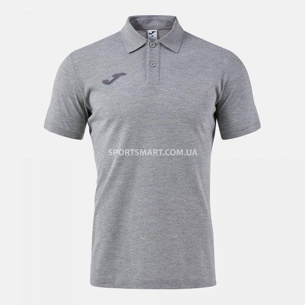 Футболка поло JOMA 105372.250 Bali Iii Short Sleeve Polo Light Gray
