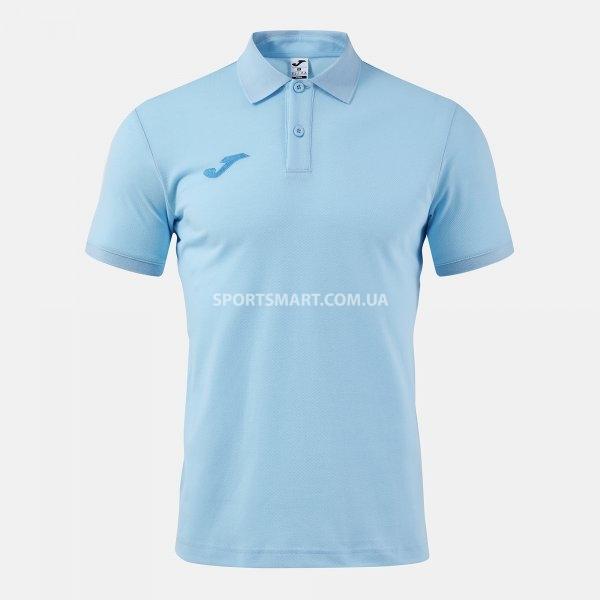 Футболка поло JOMA 105372.350 Bali Iii Short Sleeve Polo Sky Blue