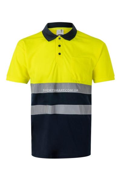 Футболка поло VELILLA 305504_01/20 Two-tone Short Sleeve Polo Shirt