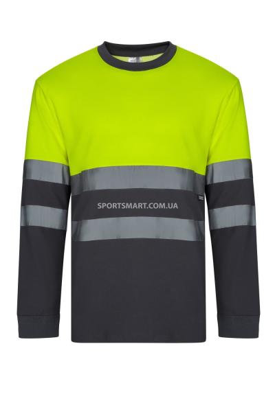 Лонгслів VELILLA 305615_08/20 Two-tone Long Sleeve Cotton T-shirt