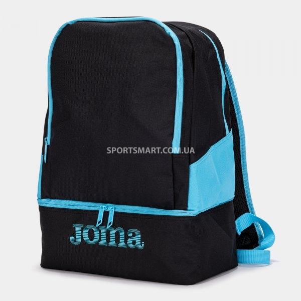 Рюкзак JOMA 400234.116 Backpack Estadio Iii Black-fluor Turquoise