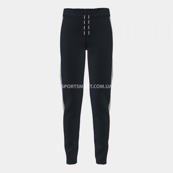 Штани JOMA 500422.111 Stripe Long Pants Black Melange Grey