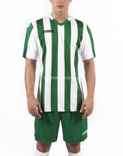 Футболка JOMA 100001.450 T-shirt Copa Green-white S/s