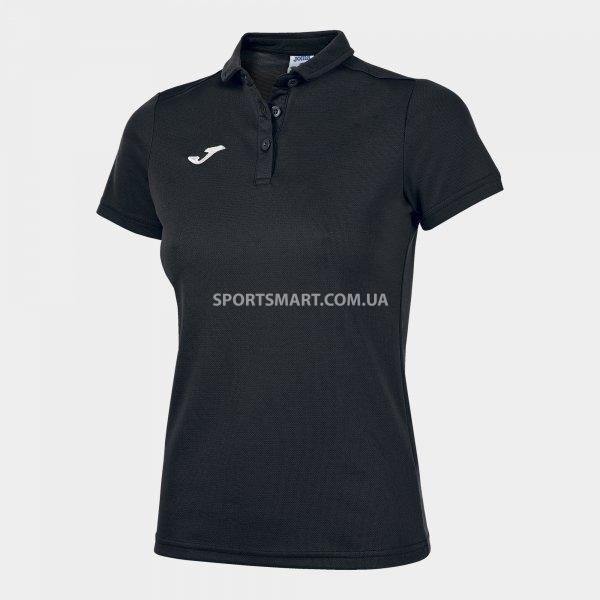 Футболка поло JOMA 900247.100 Hobby Women Polo Shirt Black S/s