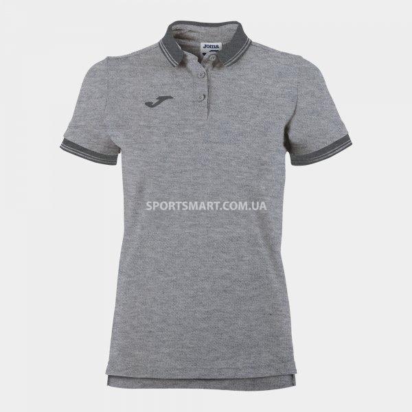 Футболка поло JOMA 900444.250 Polo Shirt Bali Ii Grey Woman S/s