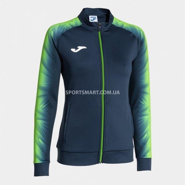 Олімпійка жіноча JOMA 902255.317 Chaqueta Elite Xi Marino Verde Fluor