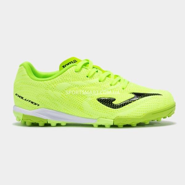 Сороконіжки дитячі JOMA EVJW2511TF Evolution Jr 2511 Fluor Green Turf