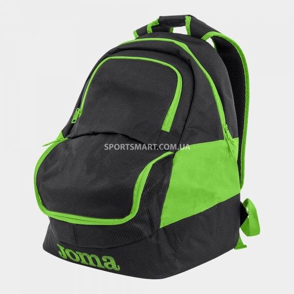 Рюкзак JOMA 400235.117 Backpack Diamond Ii Black-fluor Green