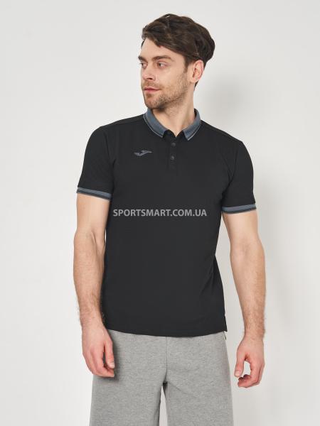 Футболка поло JOMA 100748.100 Polo Shirt Bali Ii Black S/s
