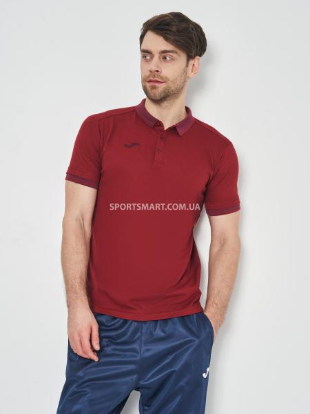 Футболка поло JOMA 100748.650 Polo Shirt Bali Ii Burgundy S/s