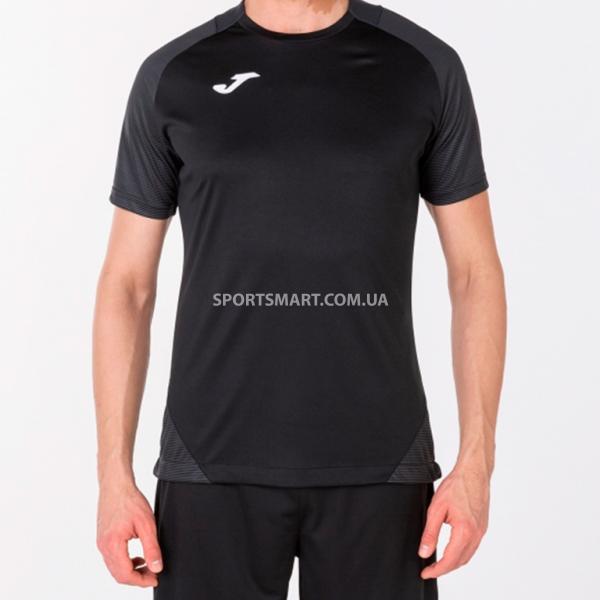 Футболка Joma 101508.110 Essential Ii T-shirt Black-anthracite S/s