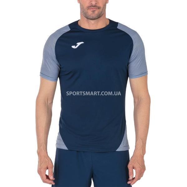 Футболка Joma 101508.332 Essential Ii T-shirt Dark Navy-white S/s