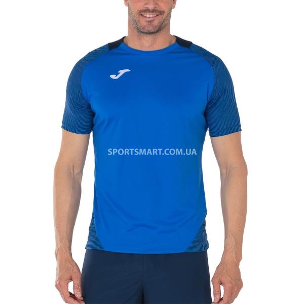 Футболка Joma 101508.703 Essential Ii T-shirt Royal-dark Navy S/s