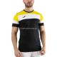 Футболка Joma 101534.109 Crew Iv T-shirt Black-yellow S/s