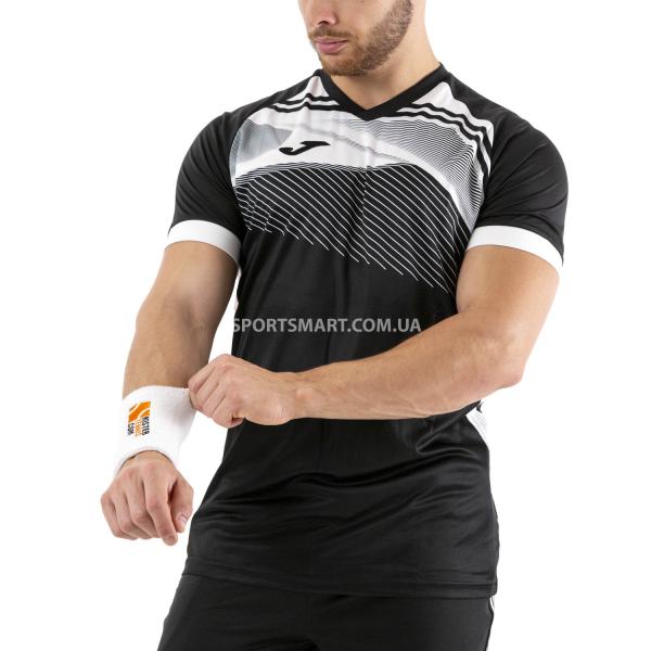 Футболка Joma 101604.102 Supernova Ii T-shirt Black-white S/s