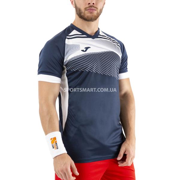 Футболка Joma 101604.332 Supernova Ii T-shirt Dark Navy-white S/s