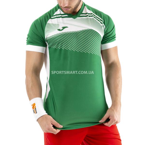Футболка JOMA 101604.452 Supernova Ii T-shirt Green-white S/s