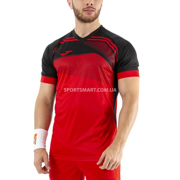 Футболка Joma 101604.601 Supernova Ii T-shirt Red-black S/s