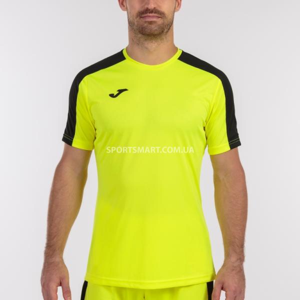 Футболка JOMA 101656.061 Academy T-shirt Fluor Yellow-black S/s