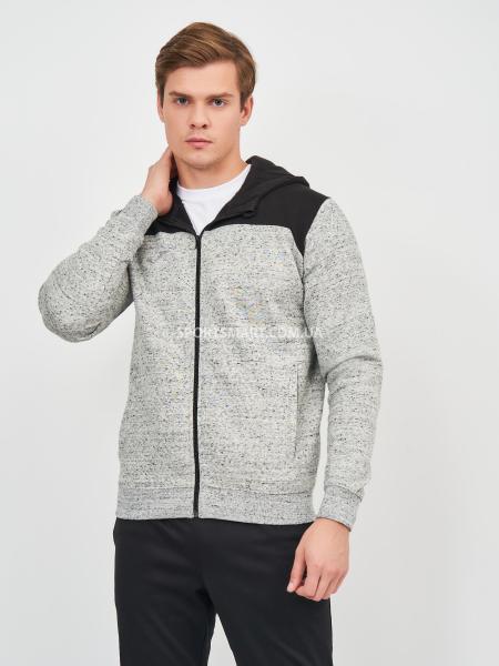 Олімпійка JOMA 101283.150 Hooded Jacket Argos Ii Dark Melange-black