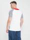 Футболка Joma 101508.203 Essential Ii T-shirt White-dark Navy S/s