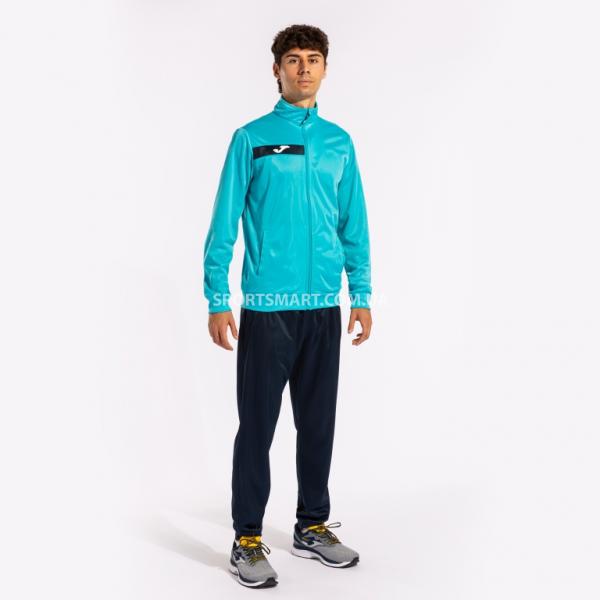 Спортивний костюм Joma 102742.013 Columbus Tracksuit Fluor Turquoise-navy