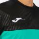 Футболка Joma 102743.440 Montreal Short Sleeve T-shirt Green Black