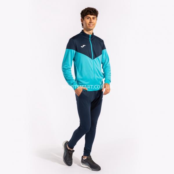 Спортивний костюм JOMA 102747.013 Oxford Tracksuit Fluor Turquoise-navy