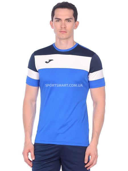 Футболка JOMA 101534.703 Crew Iv T-shirt Royal-dark Navy S/s
