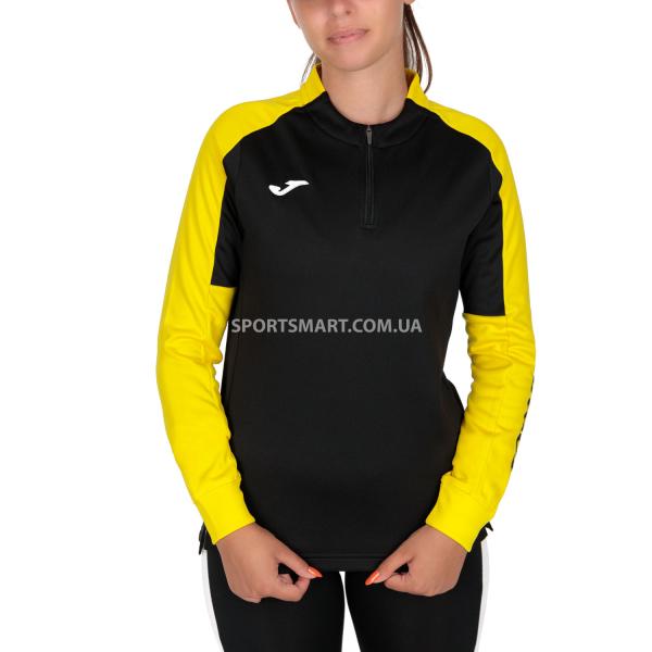 Реглан JOMA 901692.109 Eco Championship Sweatshirt Black Yellow