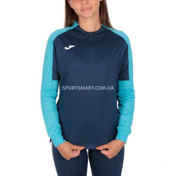 Реглан JOMA 901692.342 Eco Championship Sweatshirt Navy Fluor Turquoise