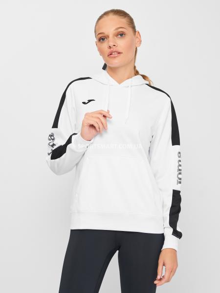 Реглан JOMA 901334.201 Championship Iv Hoodie White Black