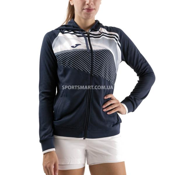 Олімпійка JOMA 901067.332 Supernova Ii Hoodie Jacket Dark Navy-white