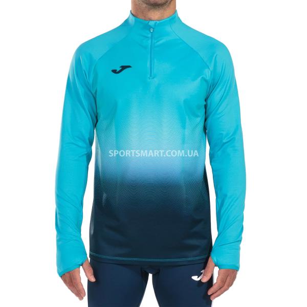 Реглан JOMA 101541.013 Elite Vii Sweatshirt Fluor Turquoise-dark Navy
