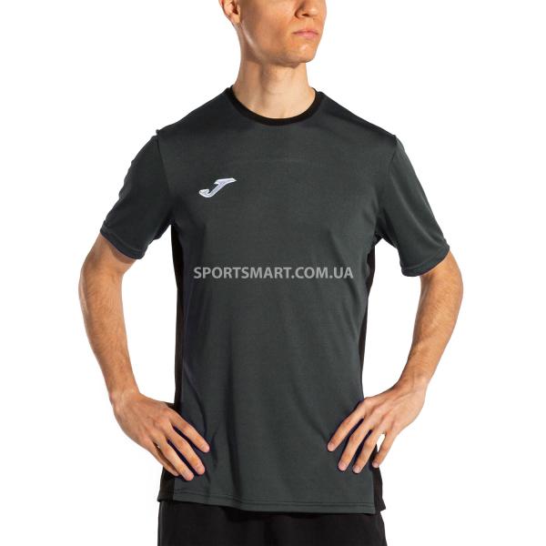 Футболка JOMA 101878.151 Winner Ii Short Sleeve T-shirt Anthracite