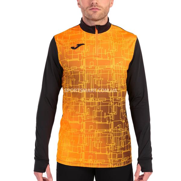 Реглан JOMA 101930.108 Elite Viii Sweatshirt Black Orange