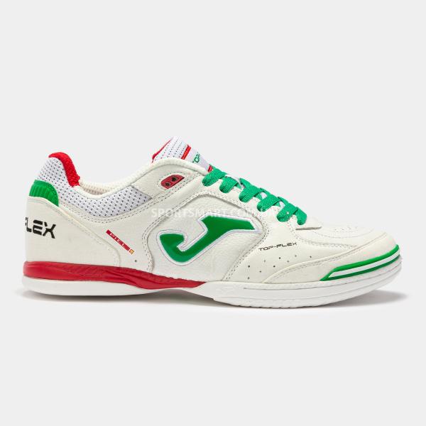Футзалки Joma TOPS2202IN Top Flex 2202 White Green Indoor