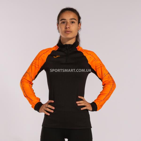 Реглан JOMA 901649.108 Elite Ix Sweatshirt Black Orange