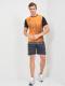 Футболка JOMA 101929.108 Elite Viii Short Sleeve T-shirt Black Orange