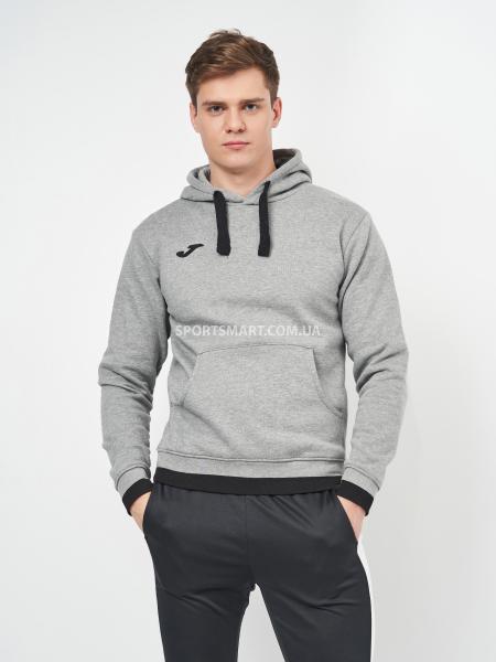 Реглан Joma 101962.281 Confort Ii Hoodie Melange Gray Black