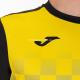 Футболка JOMA 100682.109 T-shirt Flag Black-yellow S/s