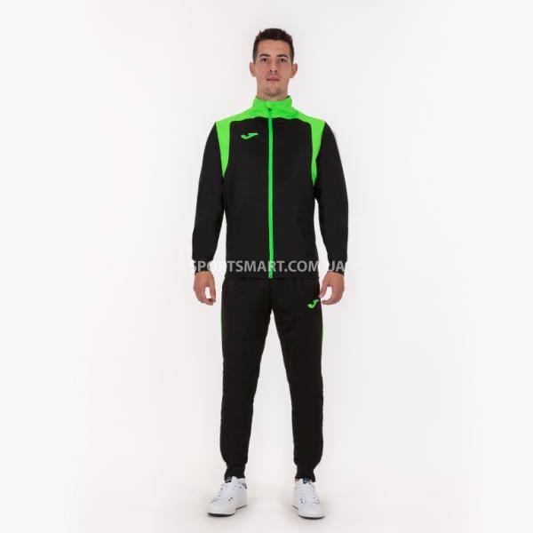 Спортивний костюм Joma 101267.117 Tracksuit Champion V Black-fluor Green