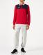 Футболка поло JOMA 101332.603 Polo Shirt Winner Ii Red-dark Navy L/s