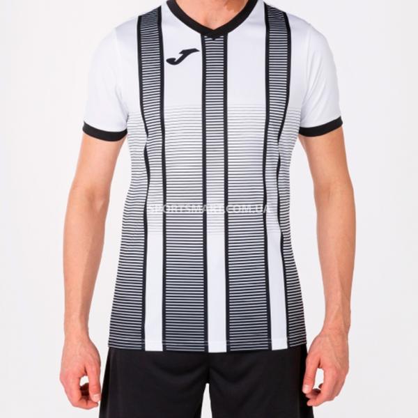 Футболка Joma 101464.201 Tiger Ii T-shirt White-black S/s